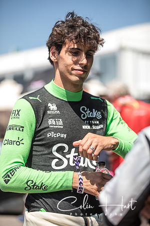 Gabriel Bortoleto at Goodwood Festival of Speed on 12th July 202