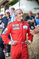 Alain Prost at Goodwood Festival of Speed on 12th July 2025